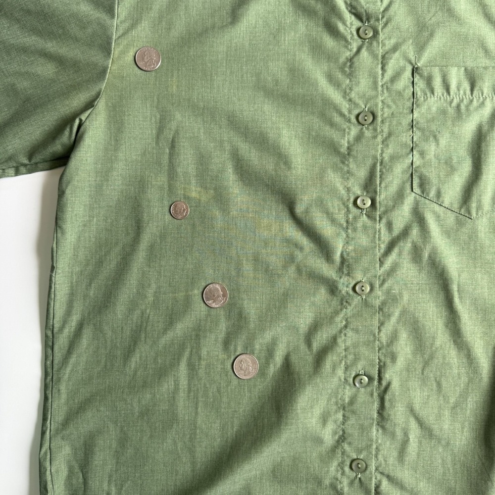 PRETTY LITTLE THING Oversized Button Up L/S Shirt Womens‎ 4 Green - Picture 6 of 15